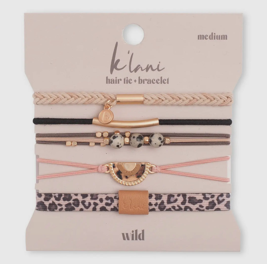 Hair Tie Bracelet Set