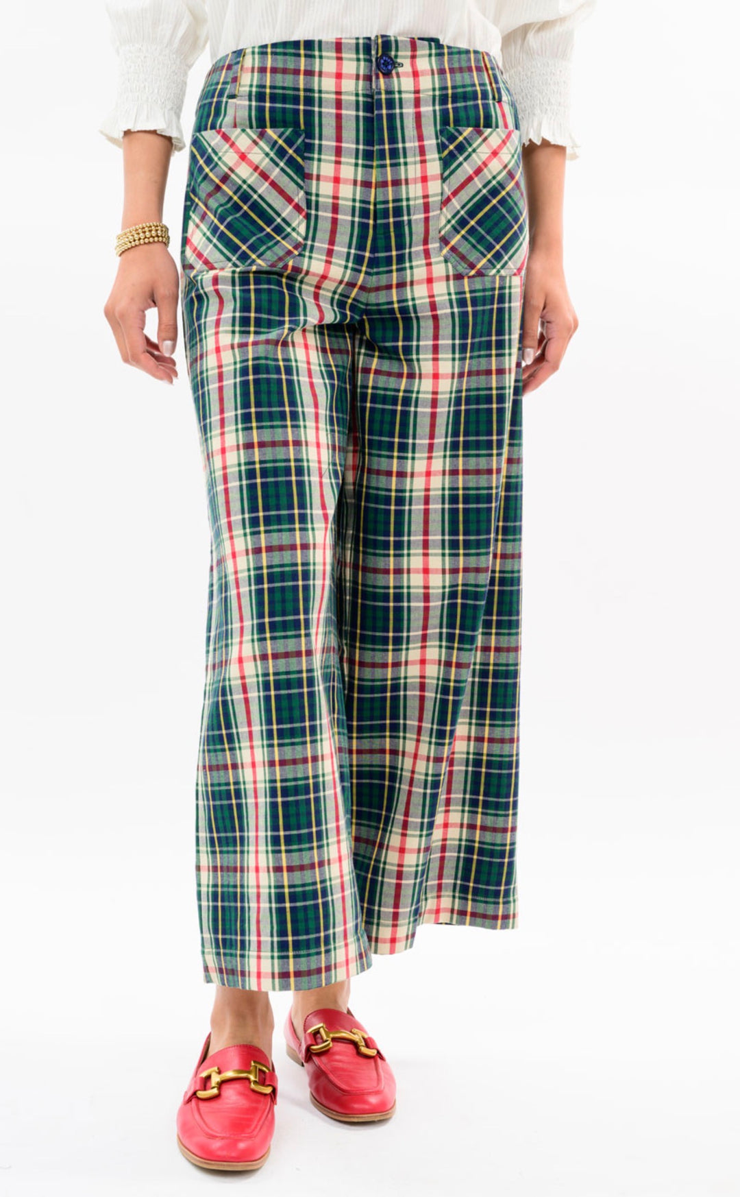 The Merry Plaid Wide Leg Pants