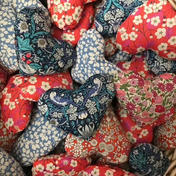 Liberty Lavender Heart Sachet