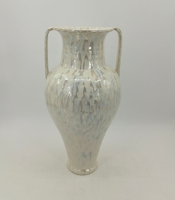 Luma Drift Handled Ceramic Vase