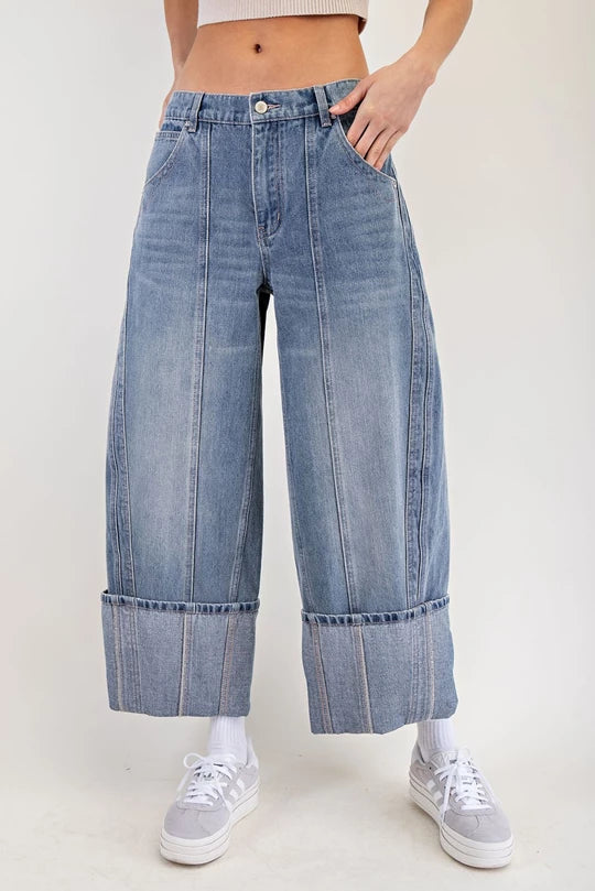 Roll With It Wide Leg Jeans