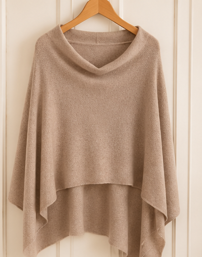 The Cashmere Luxe Topper — Oatmeal