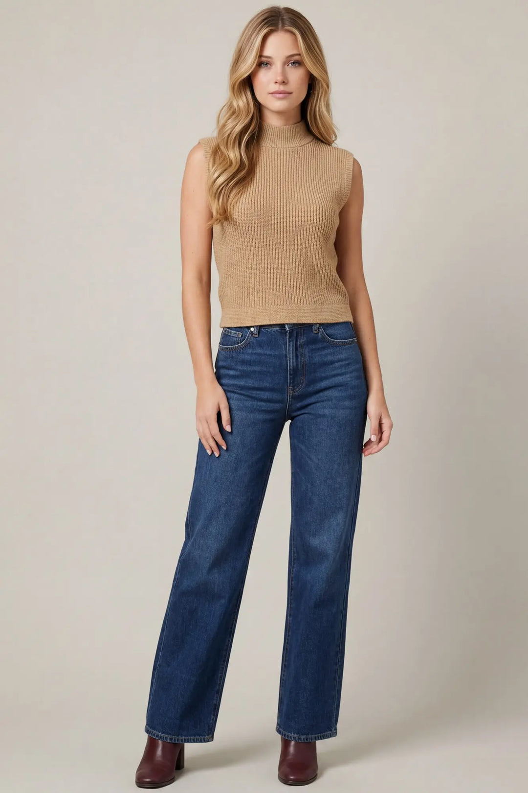 Harvest Hour Mock Neck Sweater