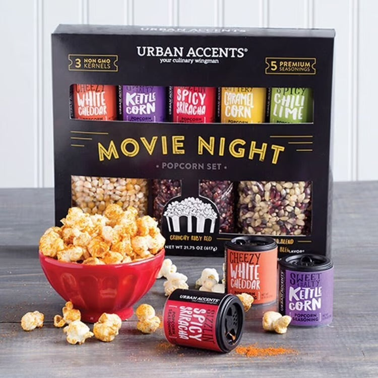 Movie Night Popcorn Gift Set