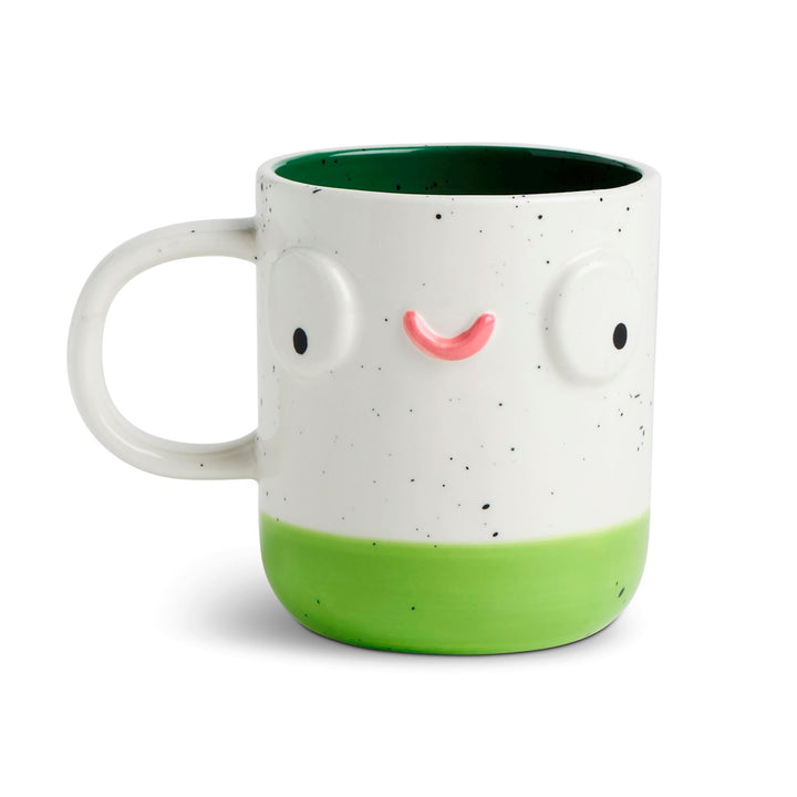 Whimsical Character Face Mug – 14 oz