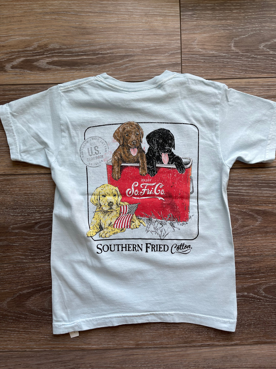 YOUTH Cooler Full of Lab Pups Tee