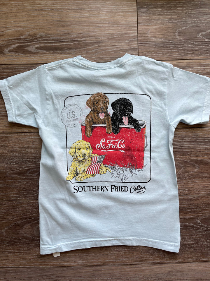 YOUTH Cooler Full of Lab Pups Tee