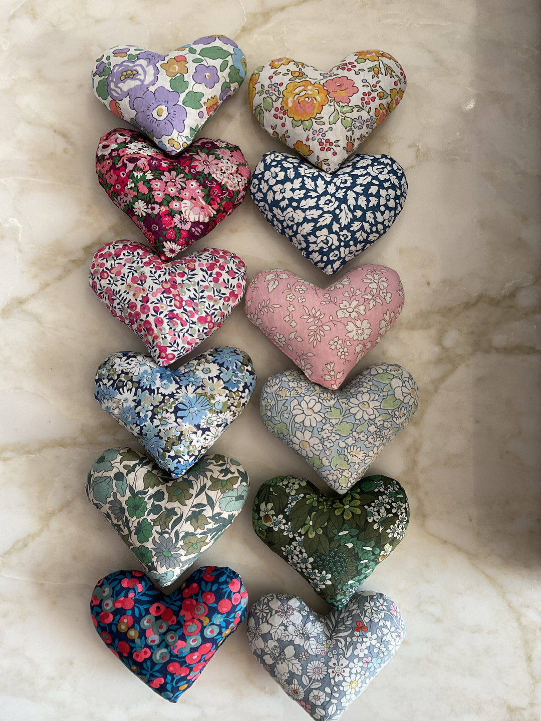 Liberty Lavender Heart Sachet