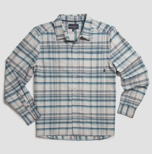 B&B Rad Plaid Button Up - Blue