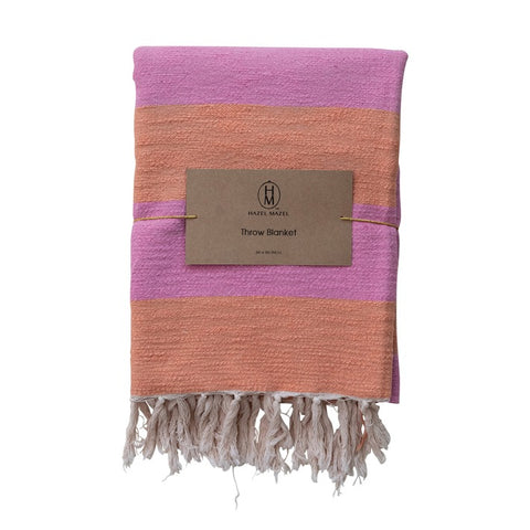 Woven Cotton Slub Throw