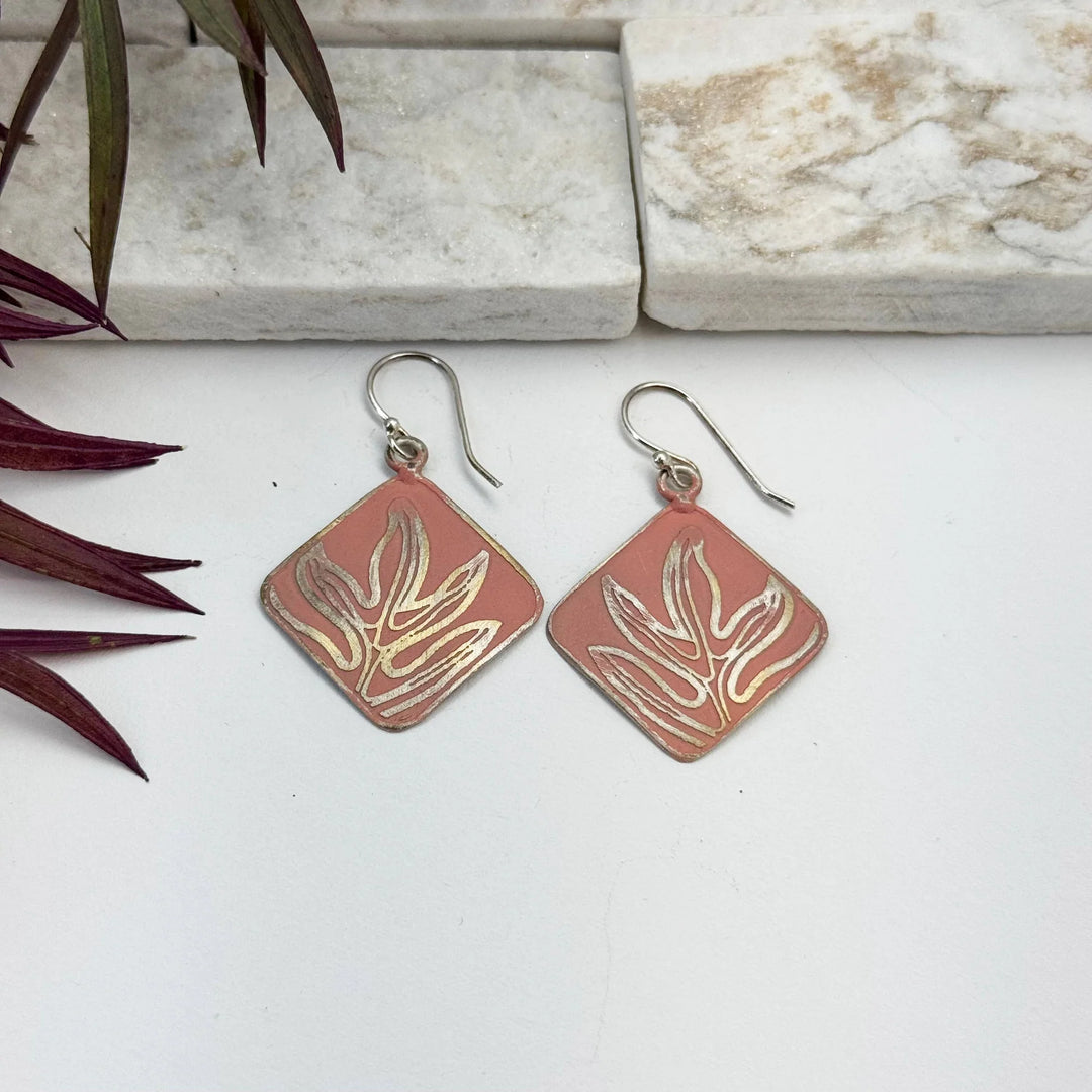 Silver Patina Earrings