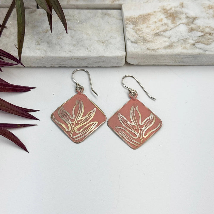 Silver Patina Earrings