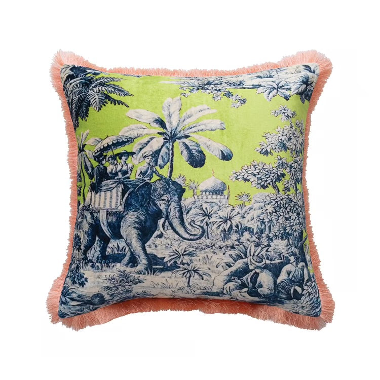 Citrus Pop Fringe Pillow