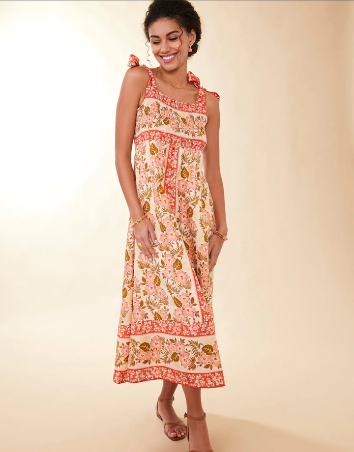 Saylor Hibiscus Maxi Dress