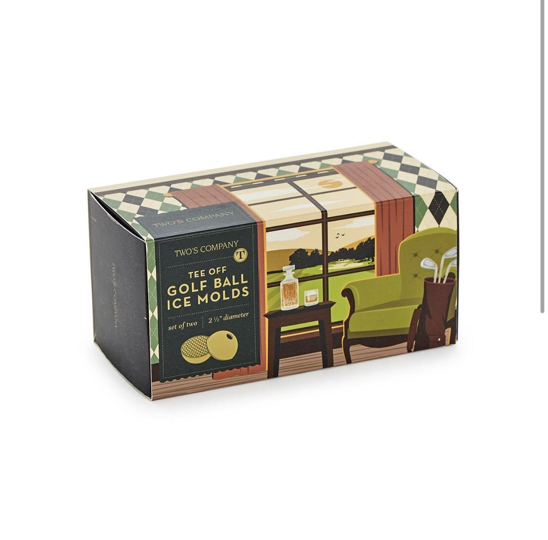 Tee Off Golf Ball Ice Molds – Set of 2