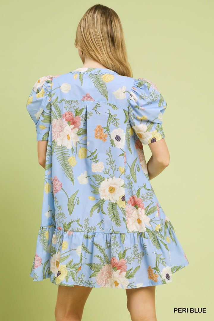 Periwinkle Garden Bloom Dress