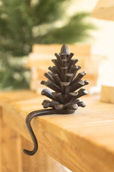 Woodland Pinecone Stocking Holder