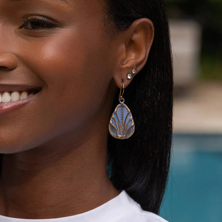 Brass Patina Earrings