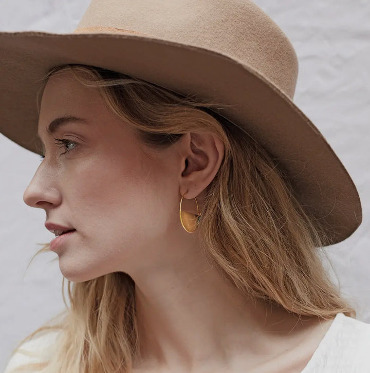 Lunar Hoop Earrings