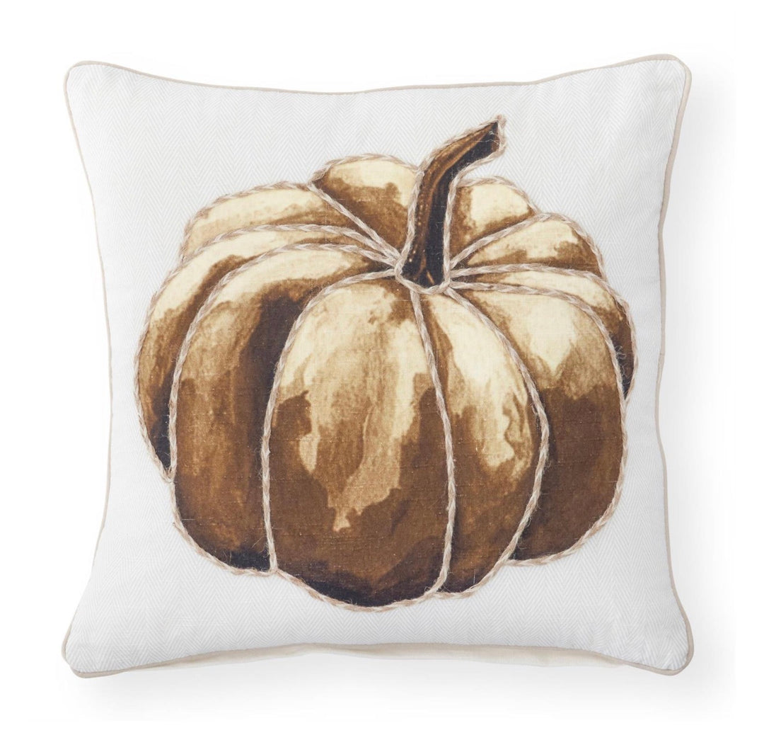 Golden Harvest Pumpkin Pillow