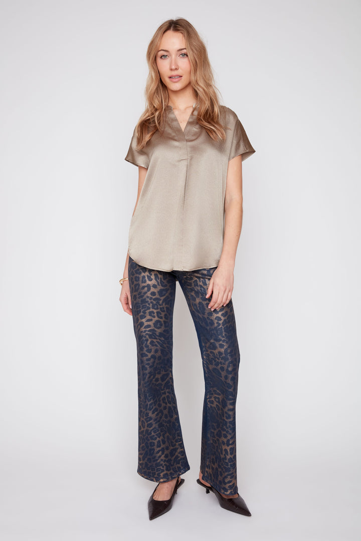 Champagne Hour Satin Blouse