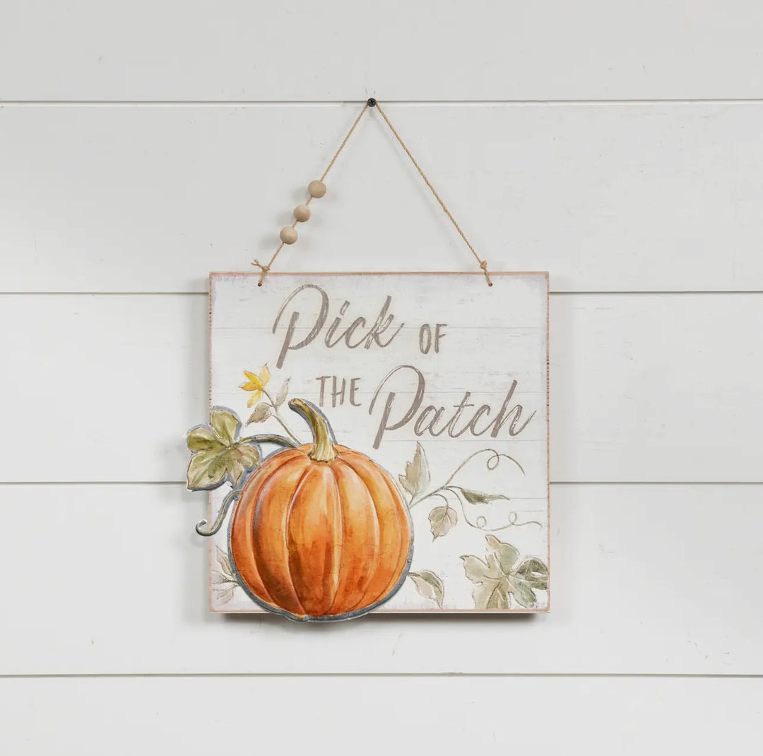 Pick of the Patch Hanging Sign