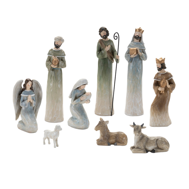 9 Piece Nativity Set