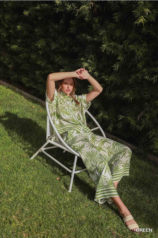 Tropical Green Pants