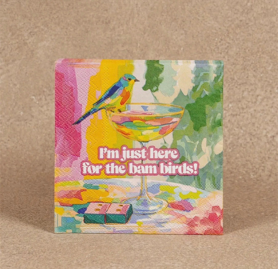 Bam Birds Cocktail Napkins
