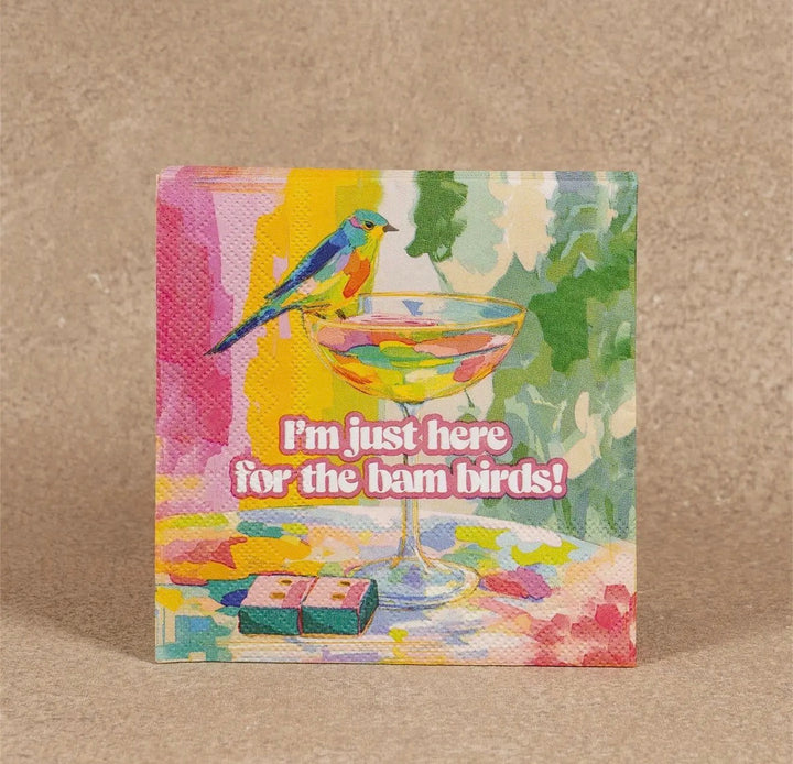 Bam Birds Cocktail Napkins