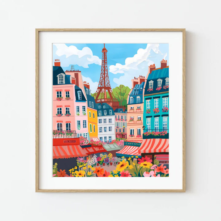 Flower Market Paint-by-Numbers Kit