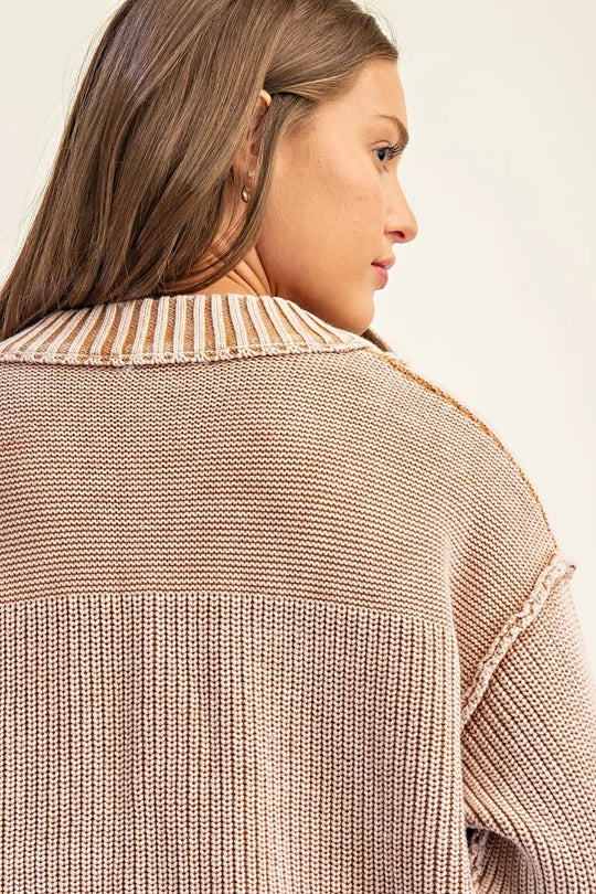 Sandstone Henley Sweater
