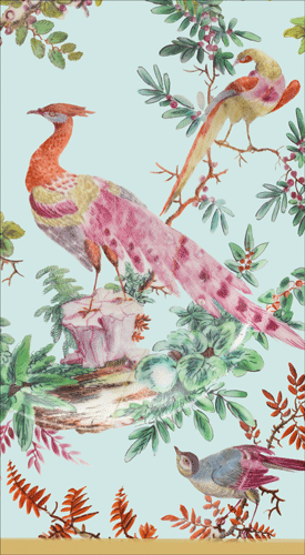 Caspari Exotic Pheasant Napkins