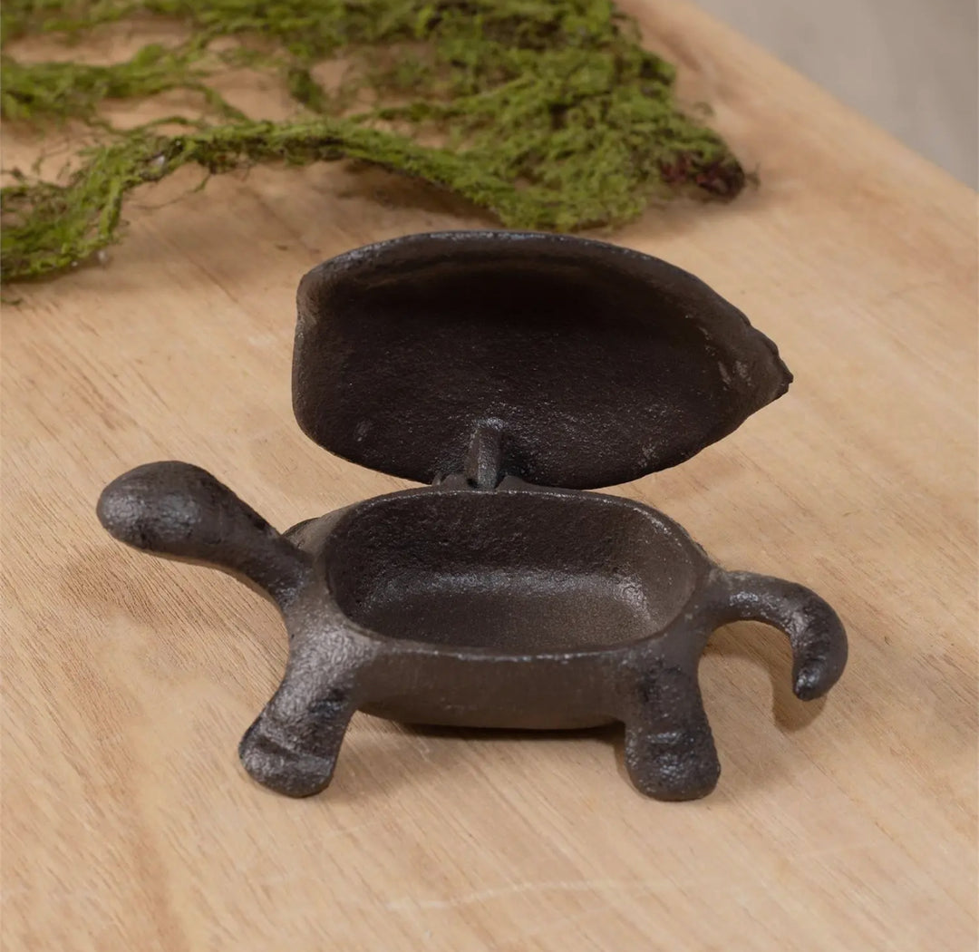 Cast Iron Turtle Key Hider
