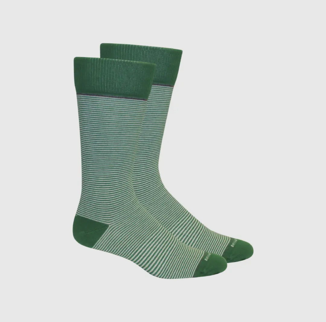 Green Striped Socks