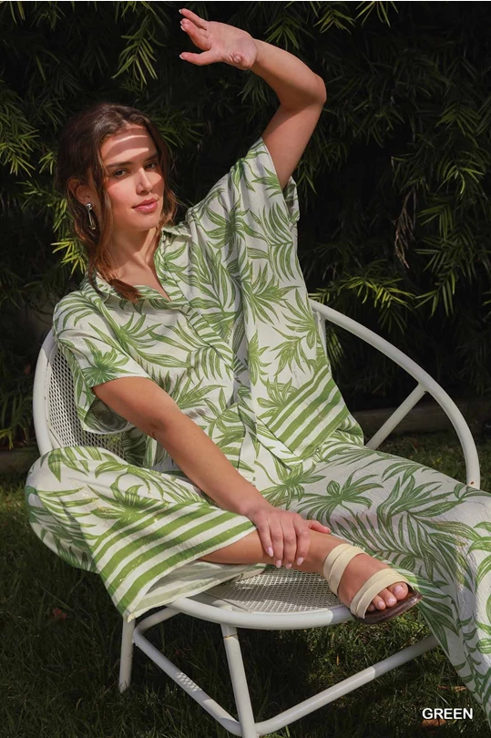 Tropical Green Pants