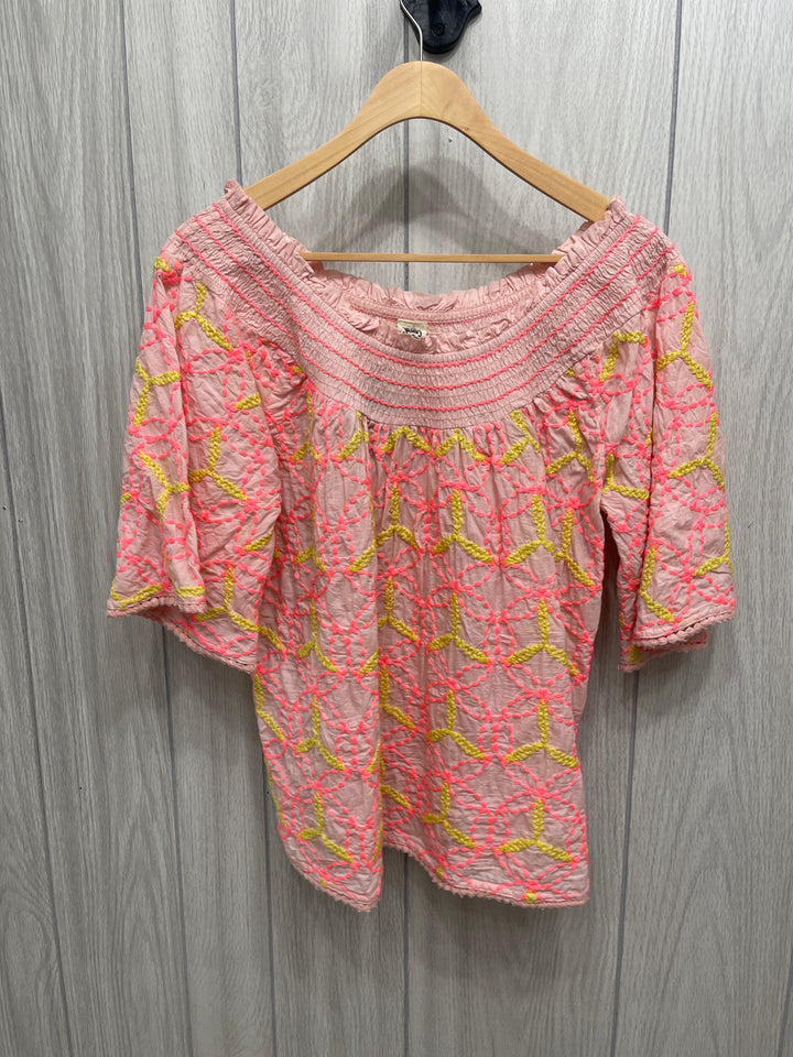 Peace Love Embroidery Top
