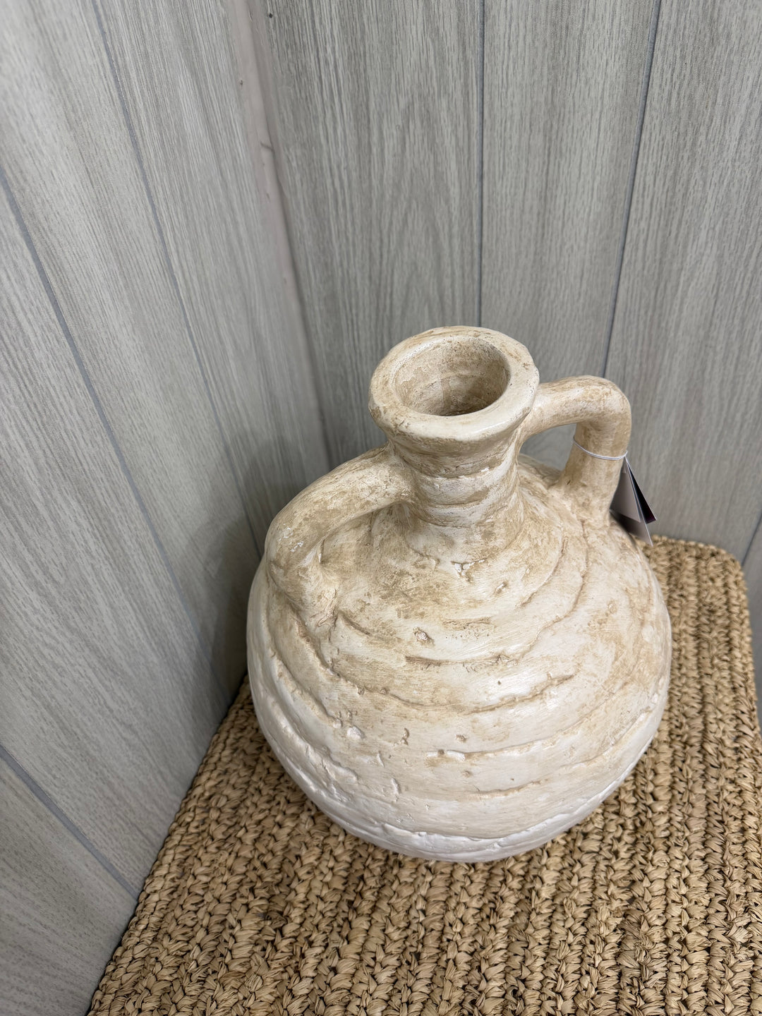 Indonesian Hand-Crafted Earthenware Jug Vase