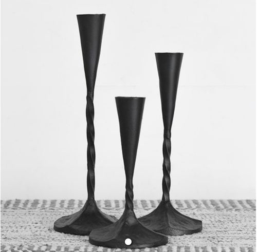 Set of 3 Blacksmith Candle Stands