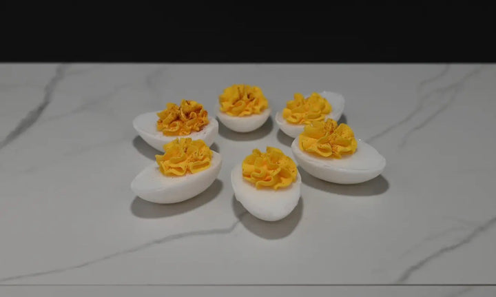 Classic Faux Deviled Eggs – Set of 6