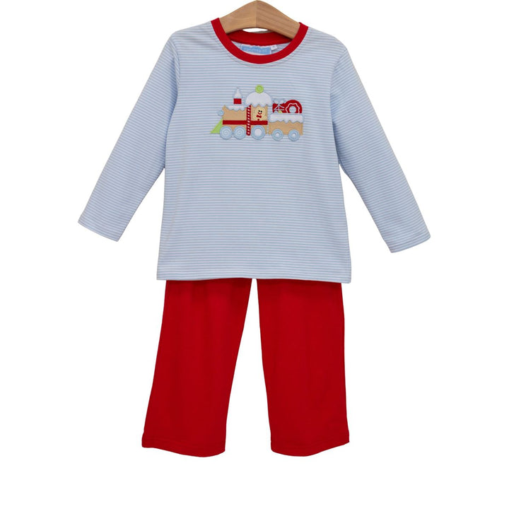 Christmas Express Train Pant Set