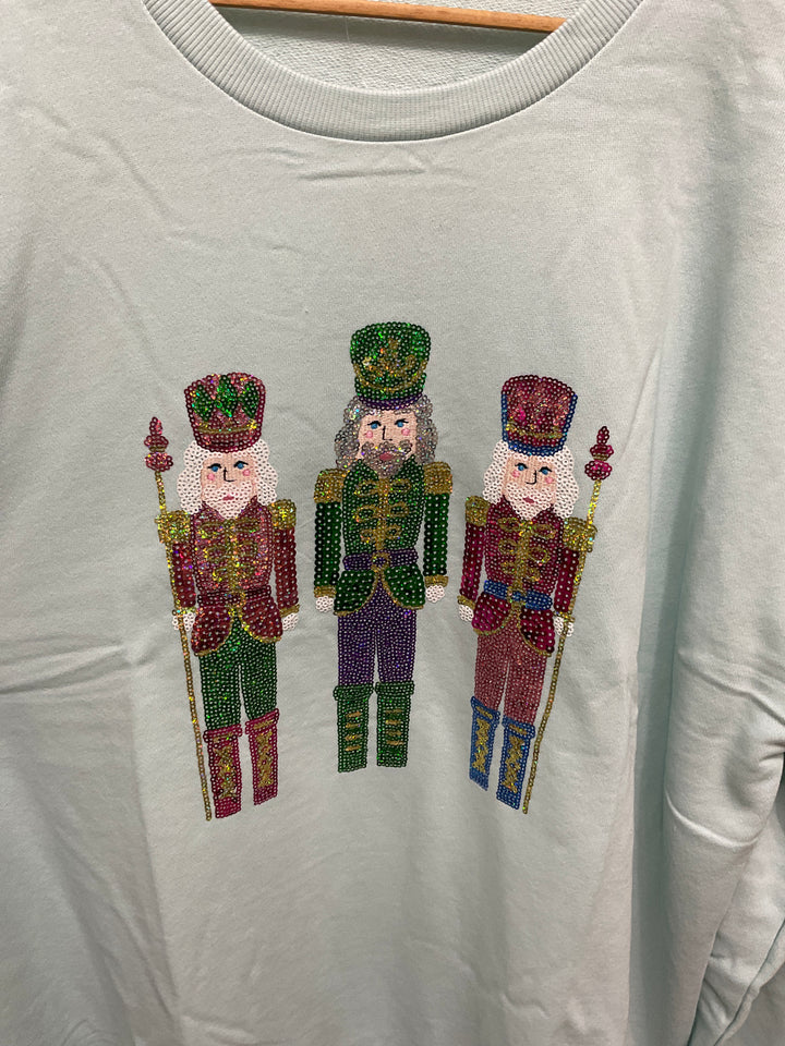Sequined Nutcracker Parade Sweatshirt