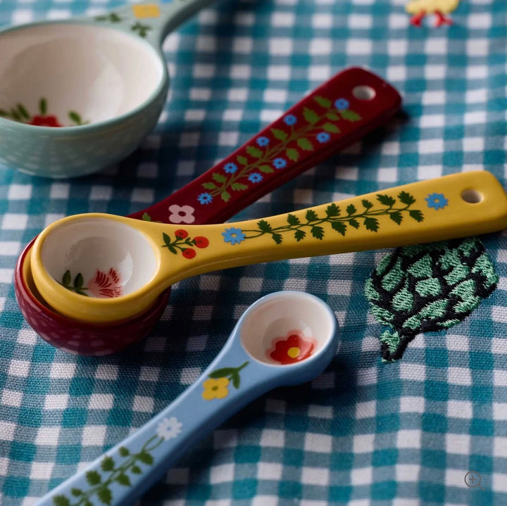Garden Bloom Porcelain Measuring Spoons