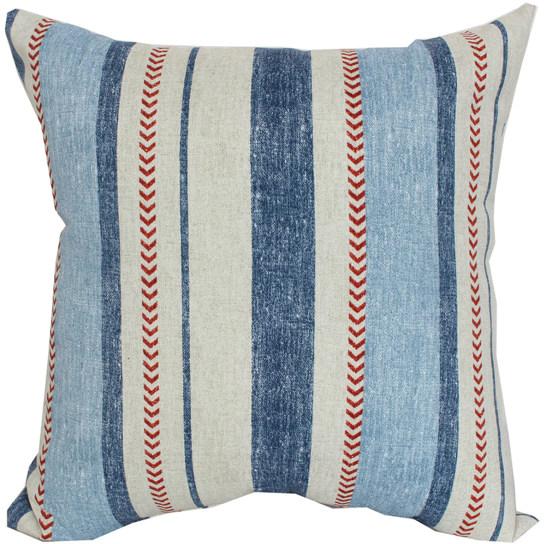 Americana Woven Stripe Outdoor Pillow