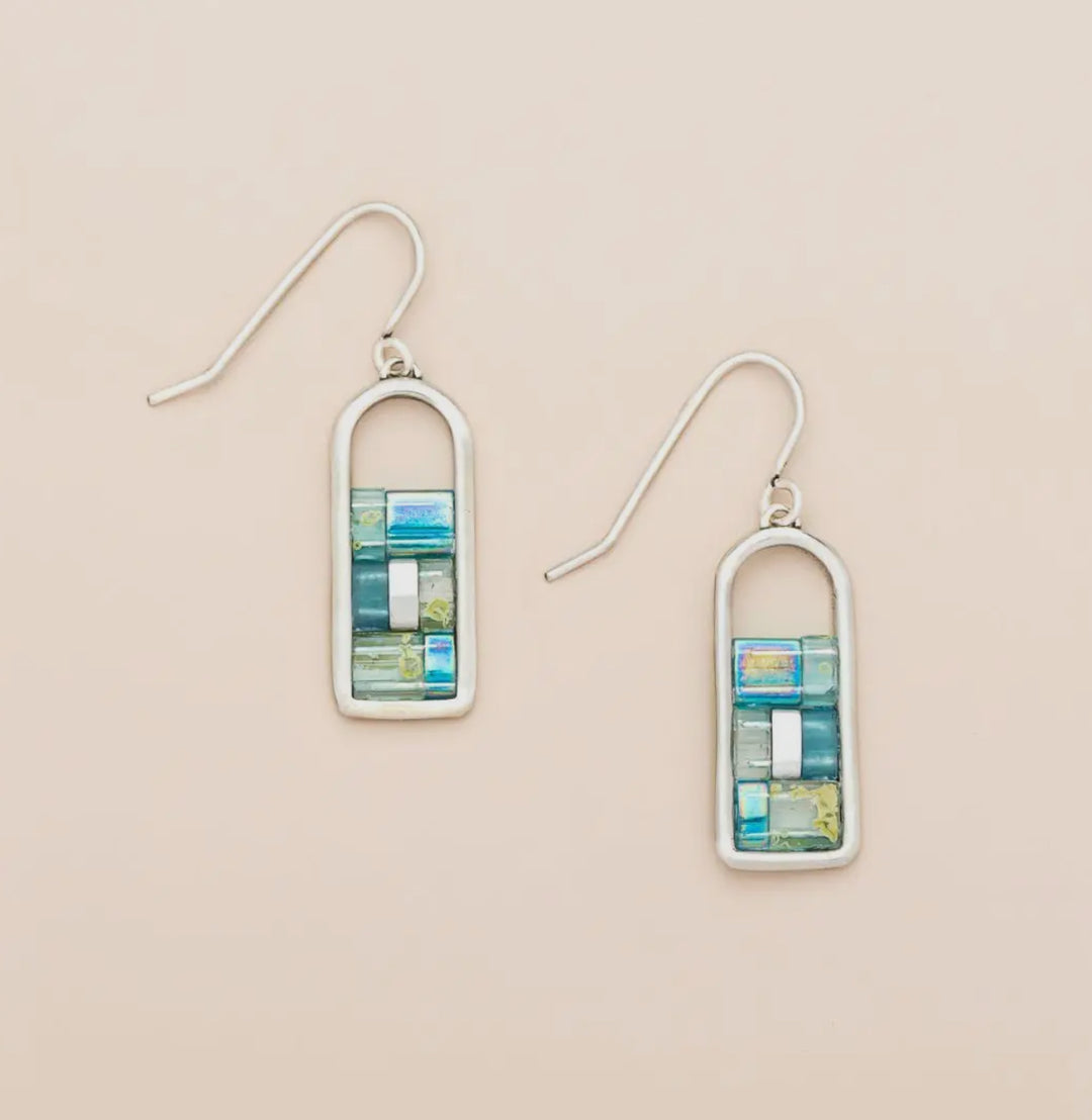 Good Karma Miyuki Frame Earrings