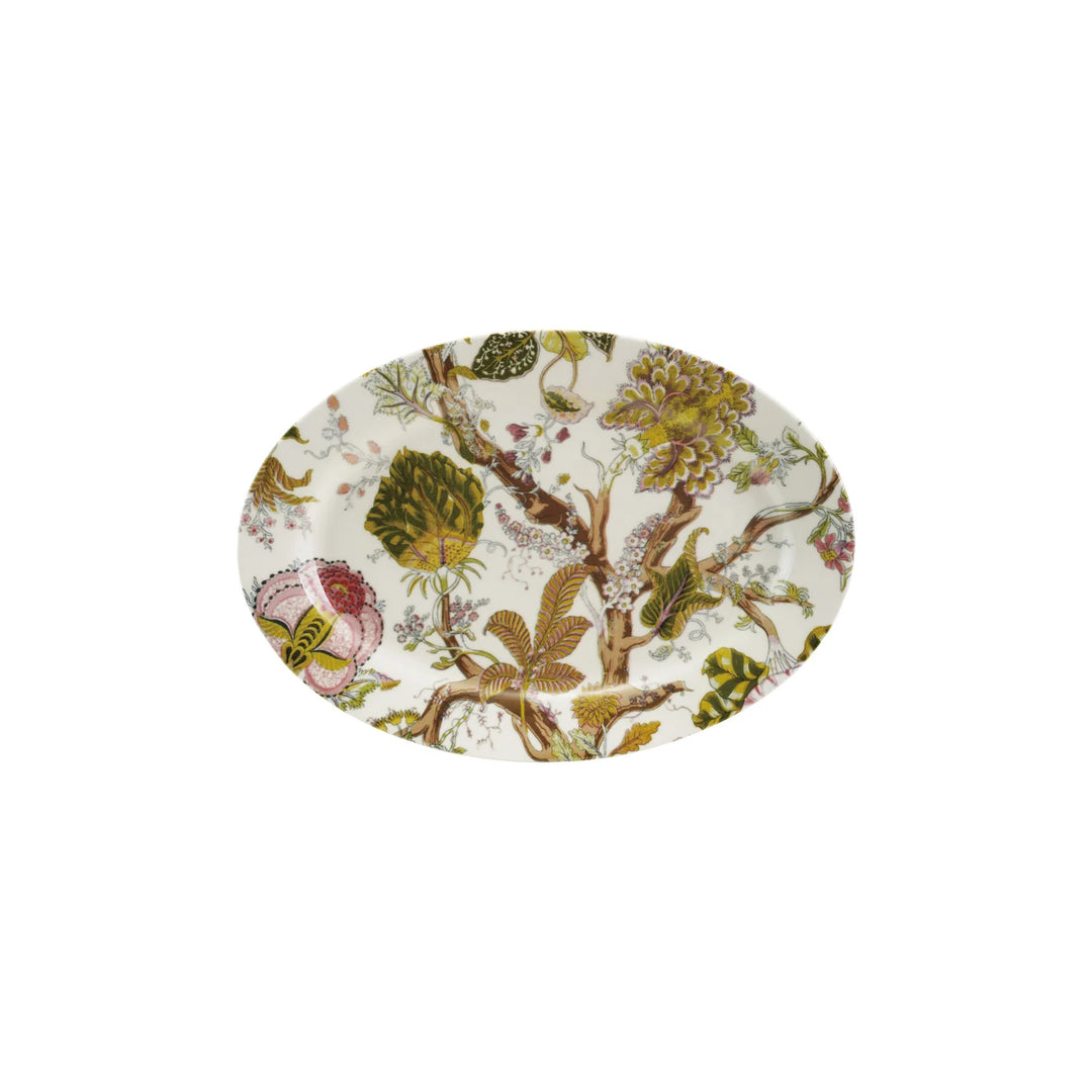 Vintage Garden Oval Stoneware Platter