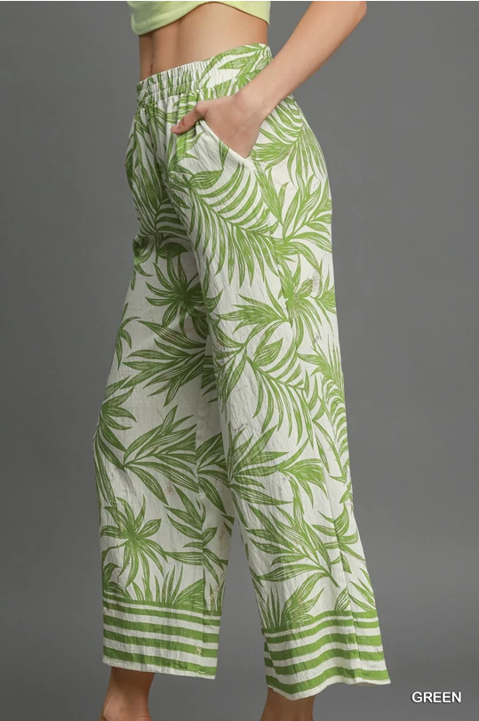 Tropical Green Pants