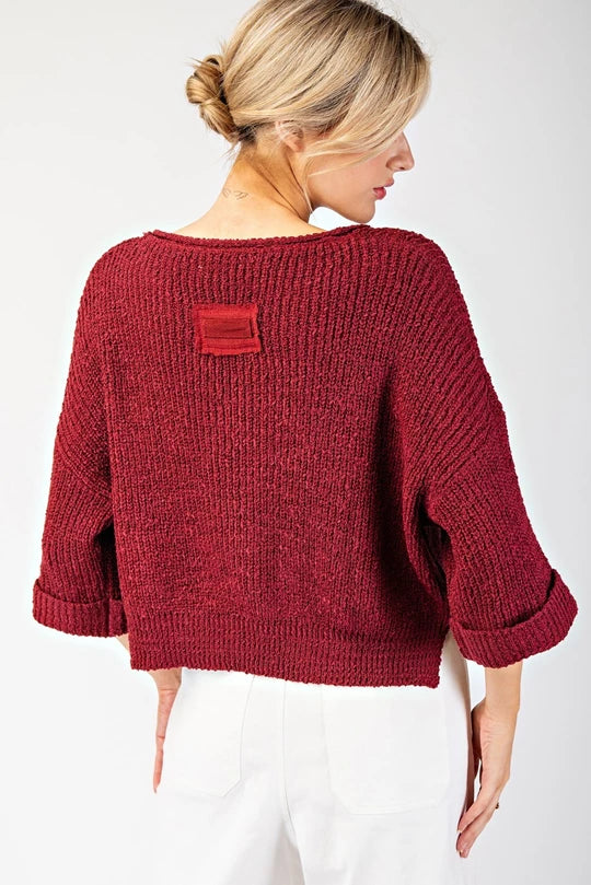 Cranberry Lane Knit Top