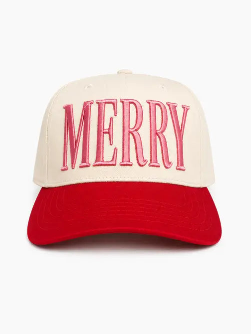 Merry Puff Embroidered Trucker Hat