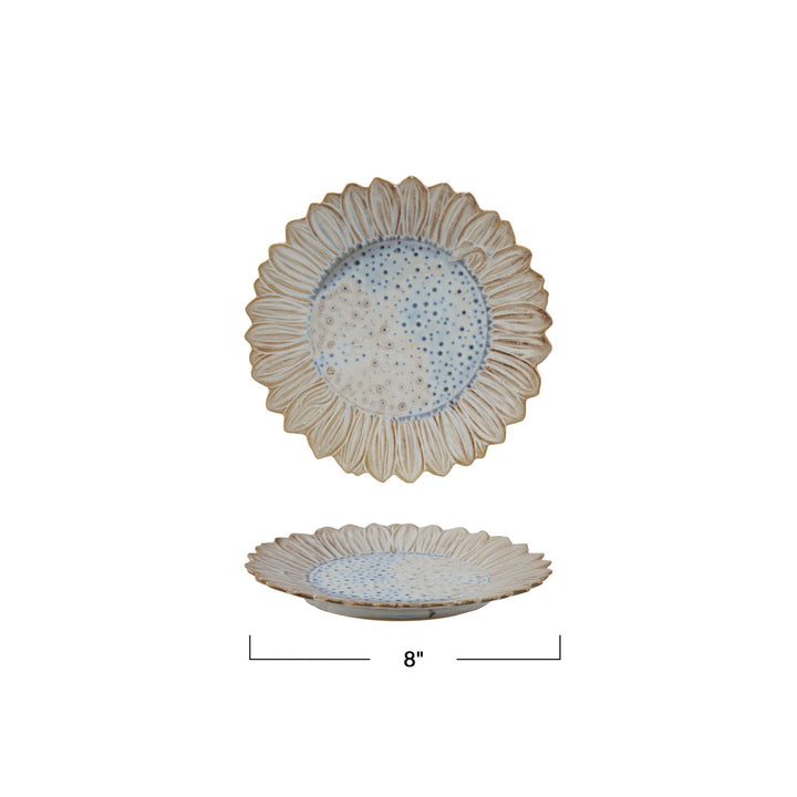 Petal Bloom Reactive Glaze Plate